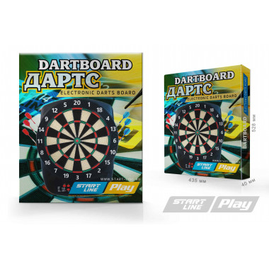 Комплект для игры в электронный дартс Start Line Play Electronic Dartboard