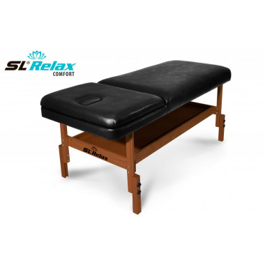 Массажный стол Relax Comfort черная кожа